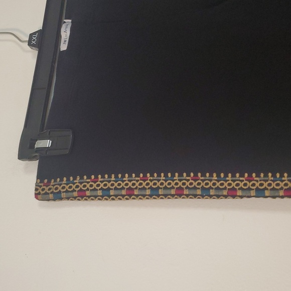 Johnny Was Katina Floral Embroidered Leggings Size Med Black Stretch Cotton - Picture 5 of 16